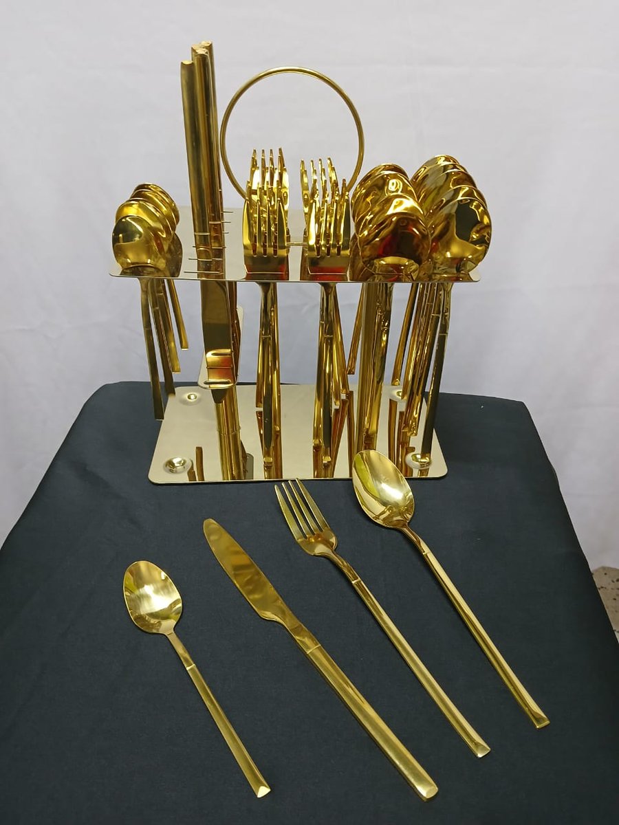 MissyGathoni's tweet photo. L U X U R Y 🫰🏾🫰🏾🔥🔥🔥🔥

12 Tablespoons
12 Forks
6 Butter knives
6 Teaspoons 

3999/=

For this and many more products kindly whatsapp us on

0701769934.

We deliver countrywide.

Happy Shopping 🛒 

Thank you for the continued support ☺️🙏🏾 https://t.co/nuHqLOEqTy