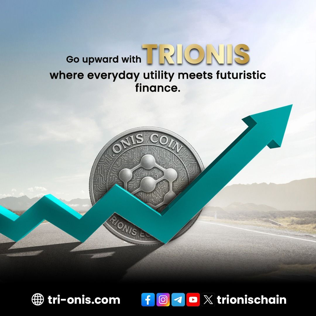 📈 Go upward with #TRIONIS
Where daily utility 💼 meets futuristic finance 🚀

Build smarter. Scale faster. Power the future with #ONIS 💰
tri-onis.com

#trionis #trionischain #oniscoin #ONISPay