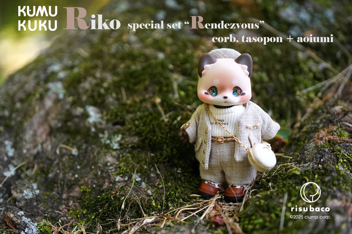 君が来るまで
胸の高鳴りを
しずめないと

*****
kumukuku
"Riko"
risubaco special set
”Rendezvous"
（ランデヴー）
corb.tasopon+aoiumi 
<a href="/matasdoll/">たそんぬ➳たそぽん🐻</a>
<a href="/aoiumi113/">aoiumi 6/15 AKガーデン4F【G01.02】</a>
 
coming soon...

#riko_kumukuku
#kumukuku
#risubaco