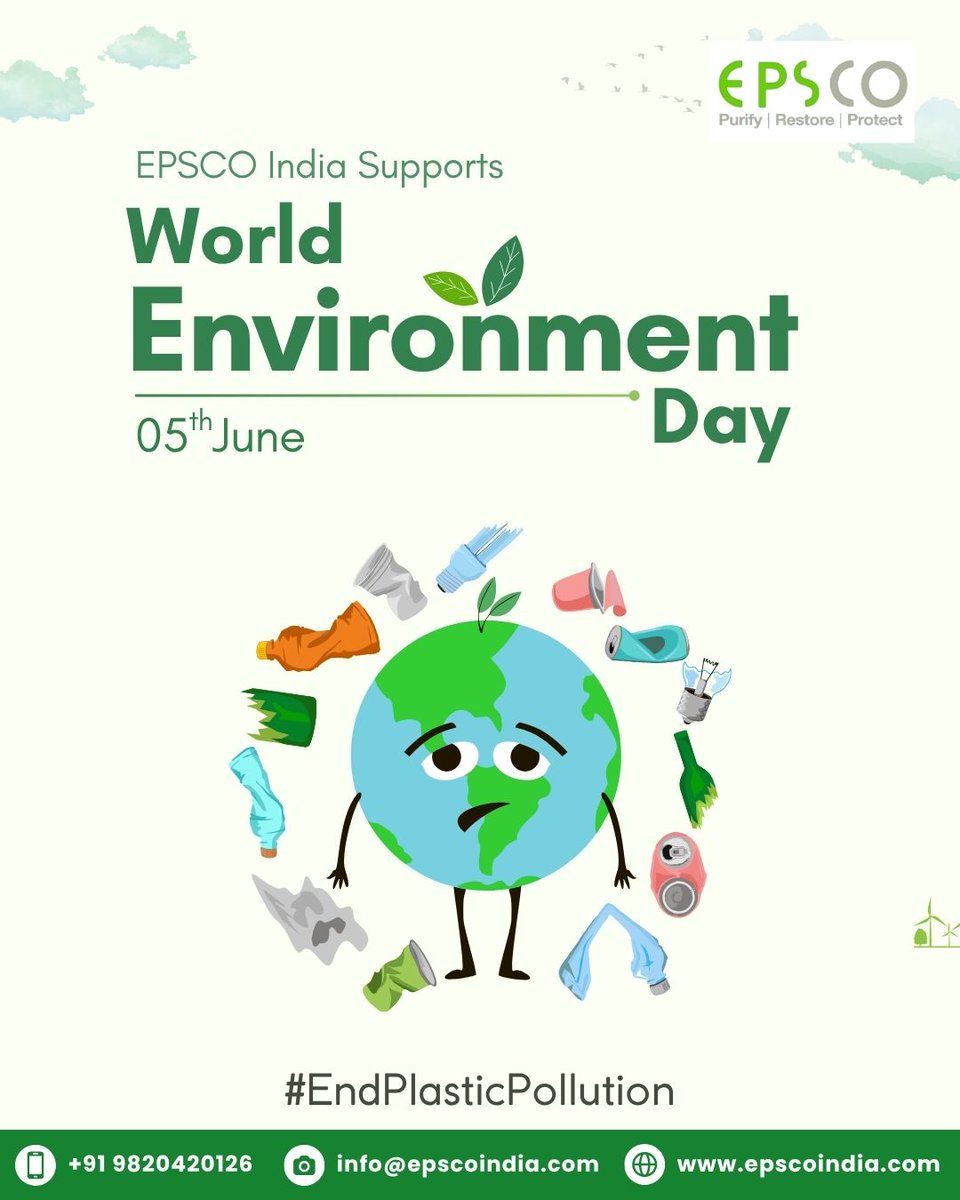 epscoindia's tweet photo. This year’s theme calls for urgent action—and we’re answering that call through sustainable practices, hazardous material management, and environmental restoration solutions that matter

#WorldEnvironmentDay #EPSCOIndia #EnvironmentalProtection #PlasticFreeFuture #Sustainability https://t.co/fOKNlhaiqI