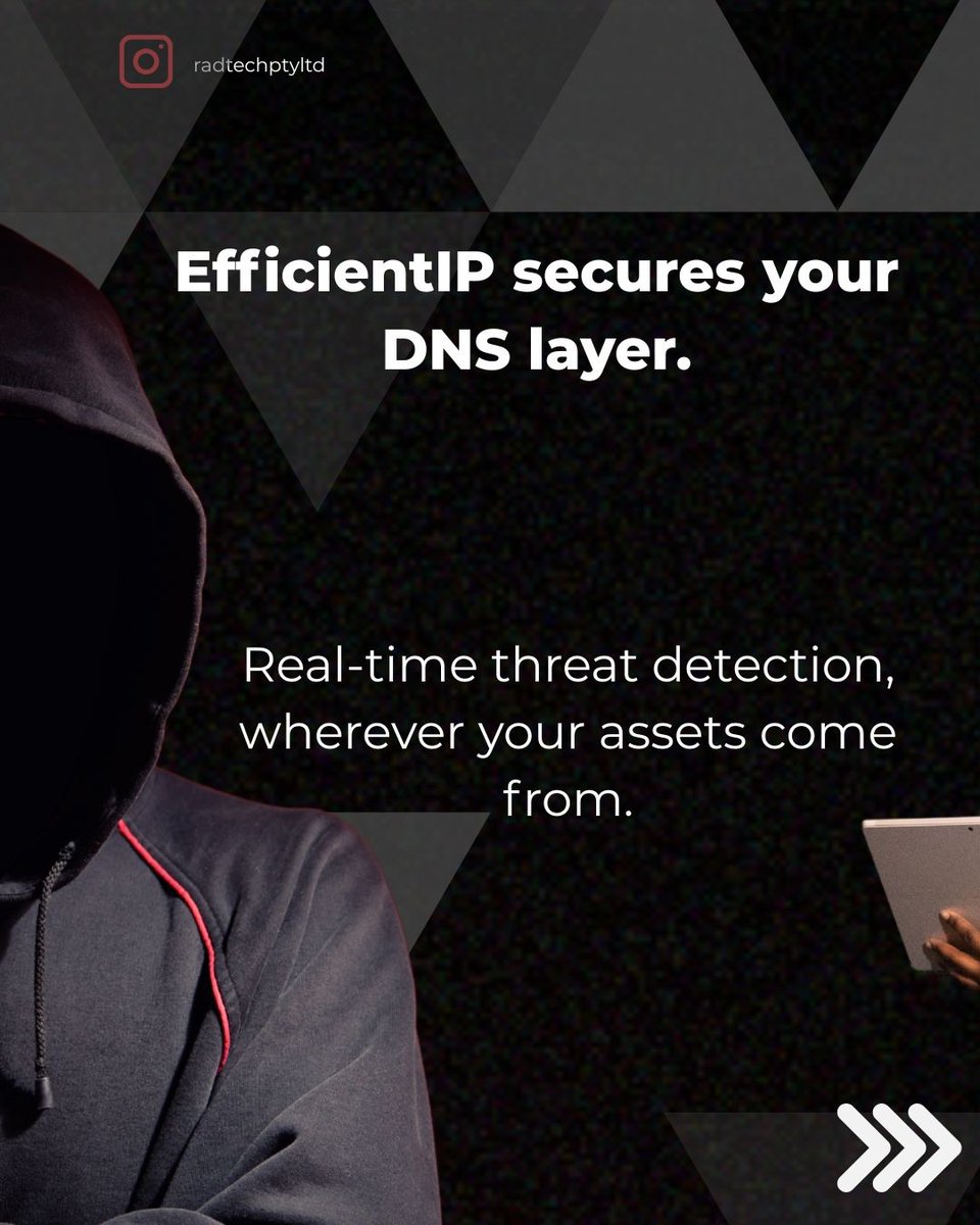 RADtechptyltd's tweet image. New or renewed—every device needs DNS protection.
RADtech + @efficientip  = secure, circular IT you can trust.
#CyberSecurity #EfficientIP #GreenIT #RefurbishedTech #DNS #radtechptyltd