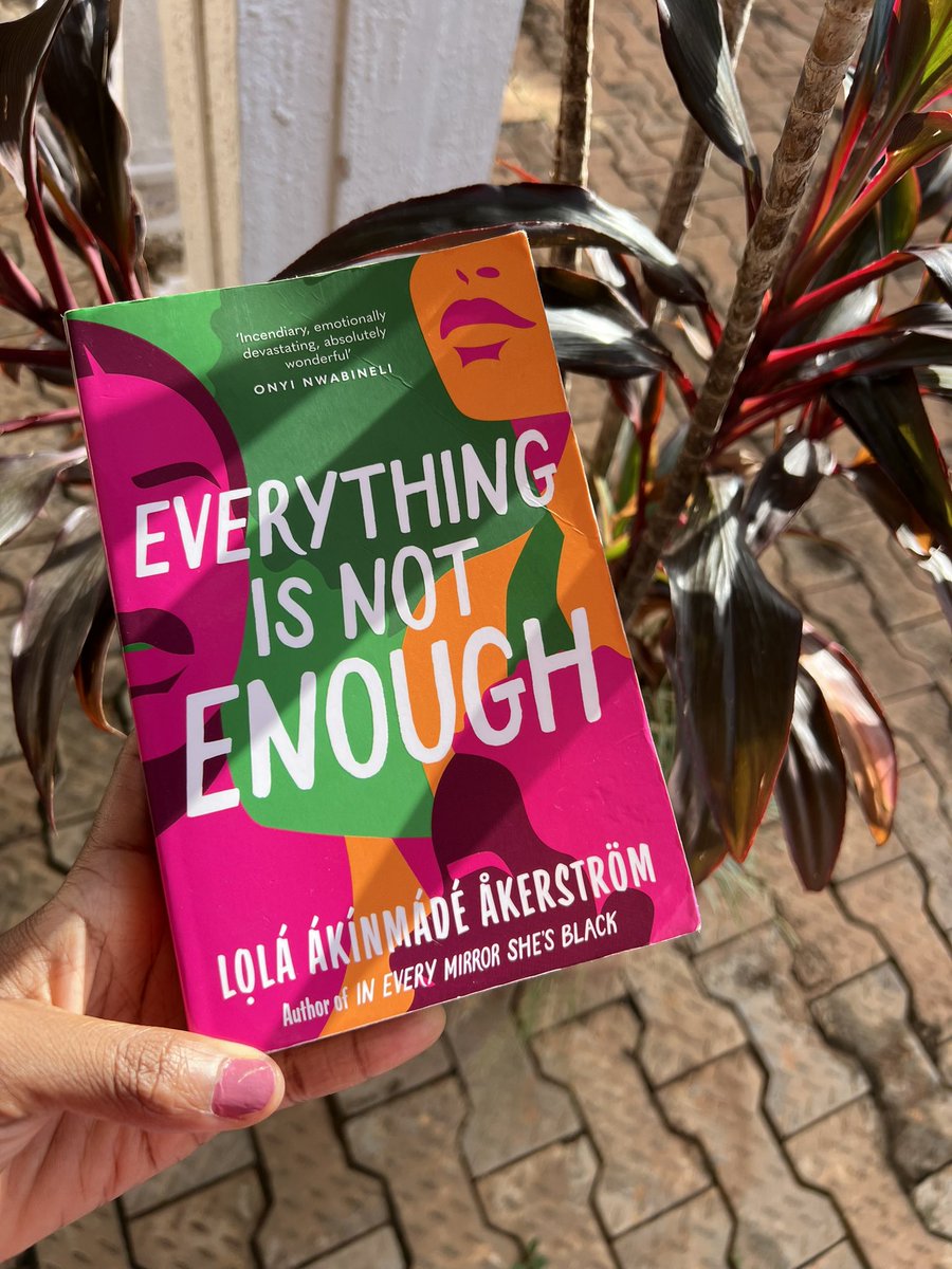 Lilmarima's tweet photo. Book:Everything Is Not Enough 
Author: @LolaAkinmade 
⭐️ ⭐️ ⭐️ ⭐️ ⭐️ 
I Love Everything About This Book even though some characters stressed me out, Kemi especially😂but I’m happy with the way the book ended🩷
I’ll read anything @LolaAkinmade writes🩷#lolaakinmade https://t.co/tV09jWqjLJ