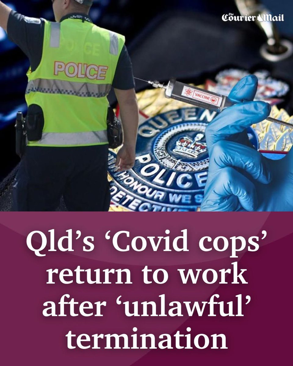 Covid experts in Australia have told Queensland police to return to work after ‘unlawful’ termination
