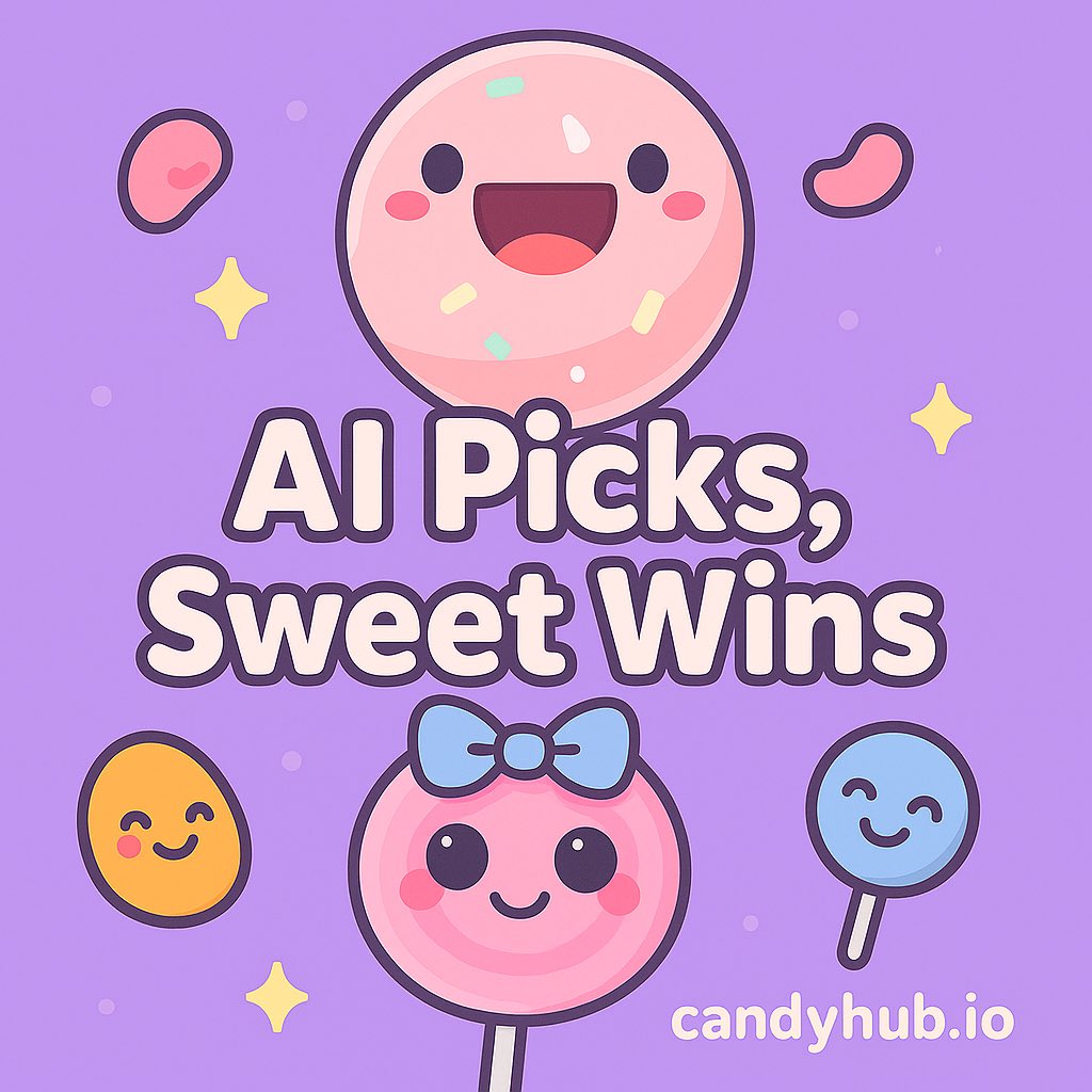 candyhub_io's tweet photo. 😂 Your buddy: “I pick coins by the logo.”
You: “I use AI to scan Solana’s top tokens weekly.” 🧠⚡

That’s the $CANDY difference 🍬
Backed by tools, not guesswork:
🔍 AI Token Insight Tool (live soon!)
🛠️ Zero-fee token creator
🚀 Access to CandyHub premium
💎 All powered by $CANDY — the real sweet alpha

Be smart. Be early. Be candy.
👉 https://t.co/t1rhVBONe0

#CandyHub #CandyToken #Solana #Crypto #NFT 🍭