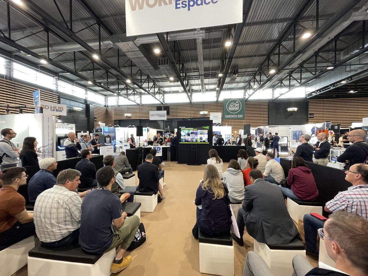 volumic3D's tweet photo. 🇫🇷 “Soutenir les entreprises françaises de la 3D : un enjeu national de compétitivité”

Un sujet stratégique porté par notre expert en impression 3D Loïc Barroso, au salon @salon_3DPRINT à Lyon.

#Impression3D #IndustrieFrançaise #3DPrint #FabricationAdditive  @3Dnatives_FR https://t.co/zCeBuTDc5e