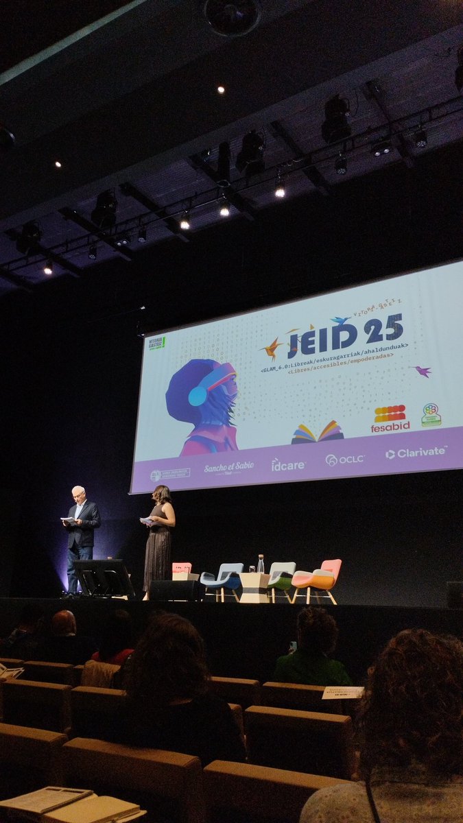 Acreditadas en las #JEID25  <a href="/fesabid/">FESABID</a>. 
¡Esto empieza ya!