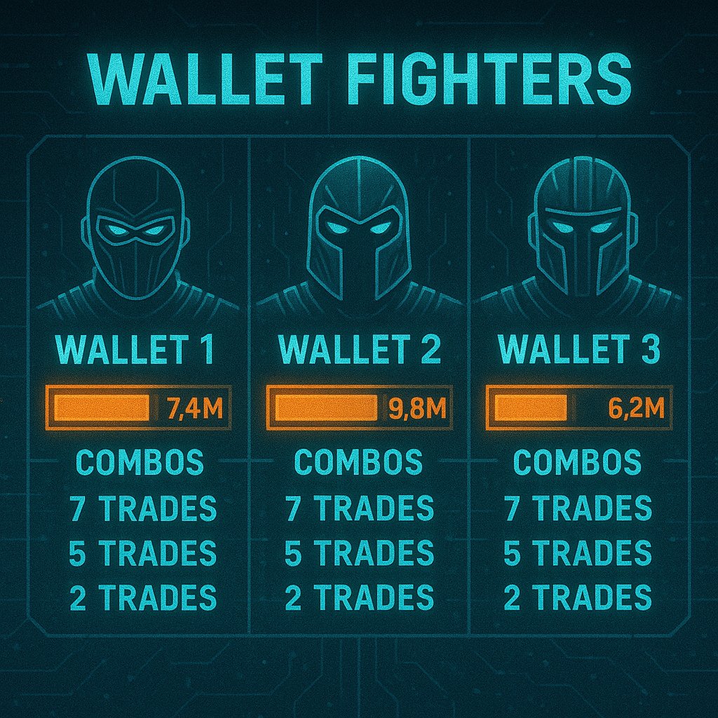 KombatNetClub's tweet photo. What is $KNET?
⚔️ Wallet = fighter
⚡ Every trade = a move
🏆 Leaderboard tracks kills (volume)
🔮 Meme-powered mayhem
KOMBATNET isn't just a token. It’s WAR. https://t.co/IOc7p0JEzI