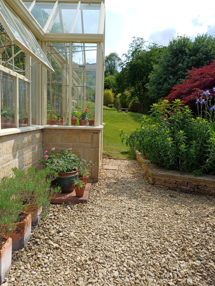 Scene from a Cotswold garden.