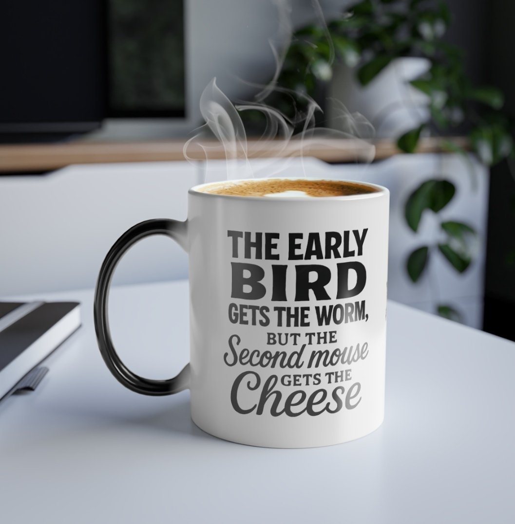smart_moron's tweet photo. The early bird catches the worm, but what about the 2nd #mouse, huh ?
#funnymug #coffeemillionaires
#coffeemarathon

https://t.co/XeO4VoJ9W3 https://t.co/sGZT1n86xD
