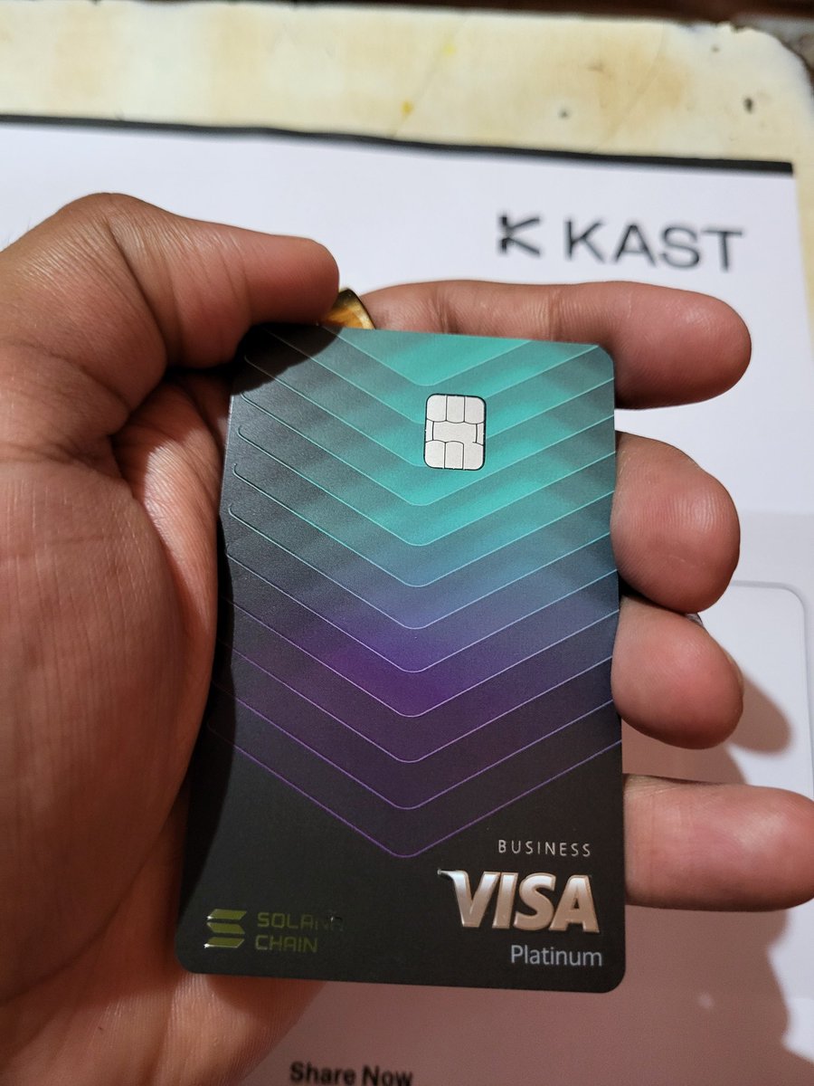 Got delivered my special <a href="/solana/">Solana</a> edition <a href="/KASTcard/">KAST 💳</a> 

Now I can spend my crypto seamlessly all over the globe 🌎