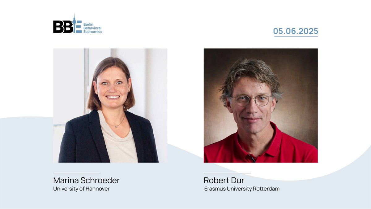 Berlin Behavioral Economics tweet media