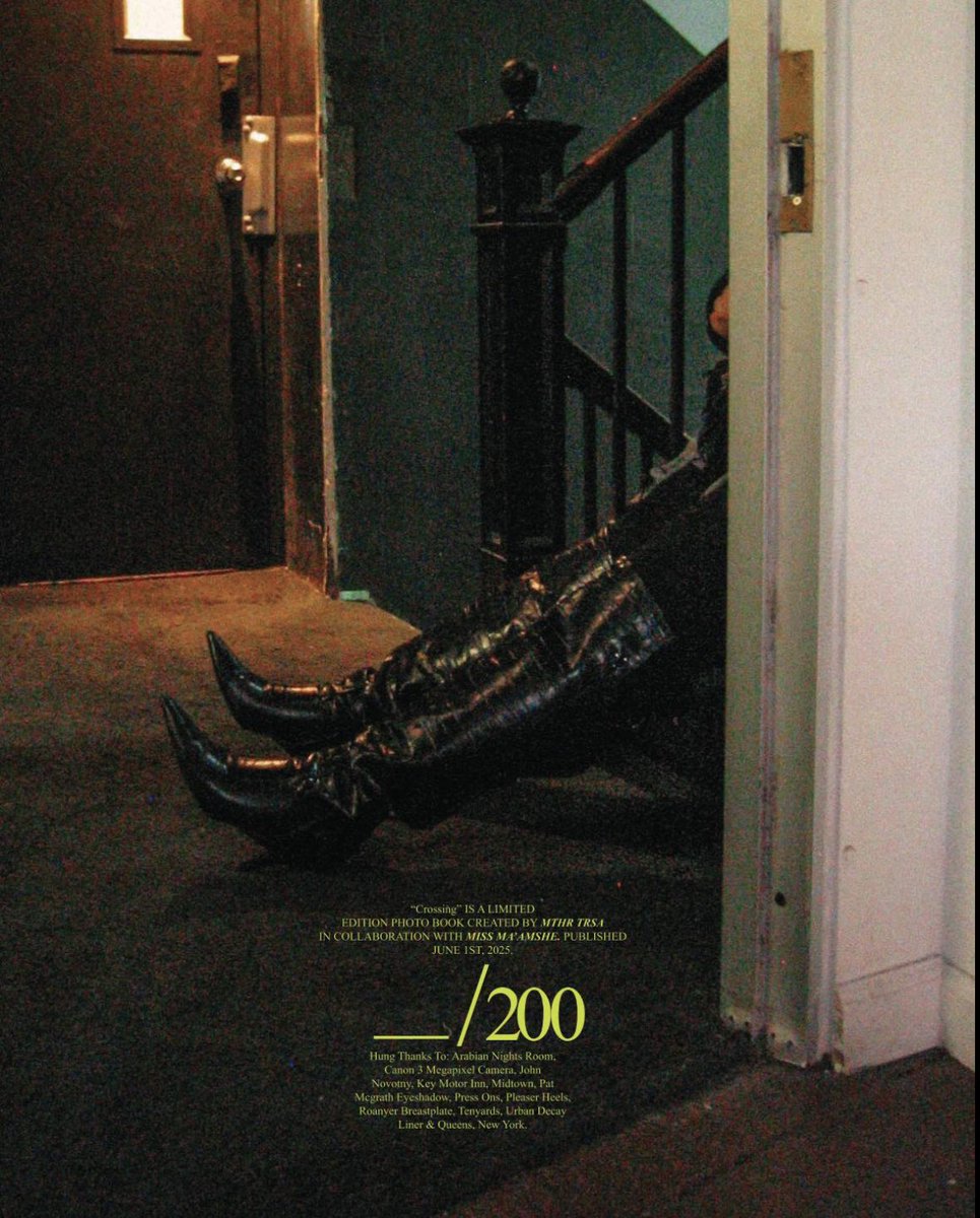 Happy Pride - you know how y’all can support local divas this month? Purchase this collaborative zine <a href="/missmaamshe/">F@gHag.BK</a> and I made for this month. Presale out now, only 200 copies are being made. 

mthrtrsa.com/crossing