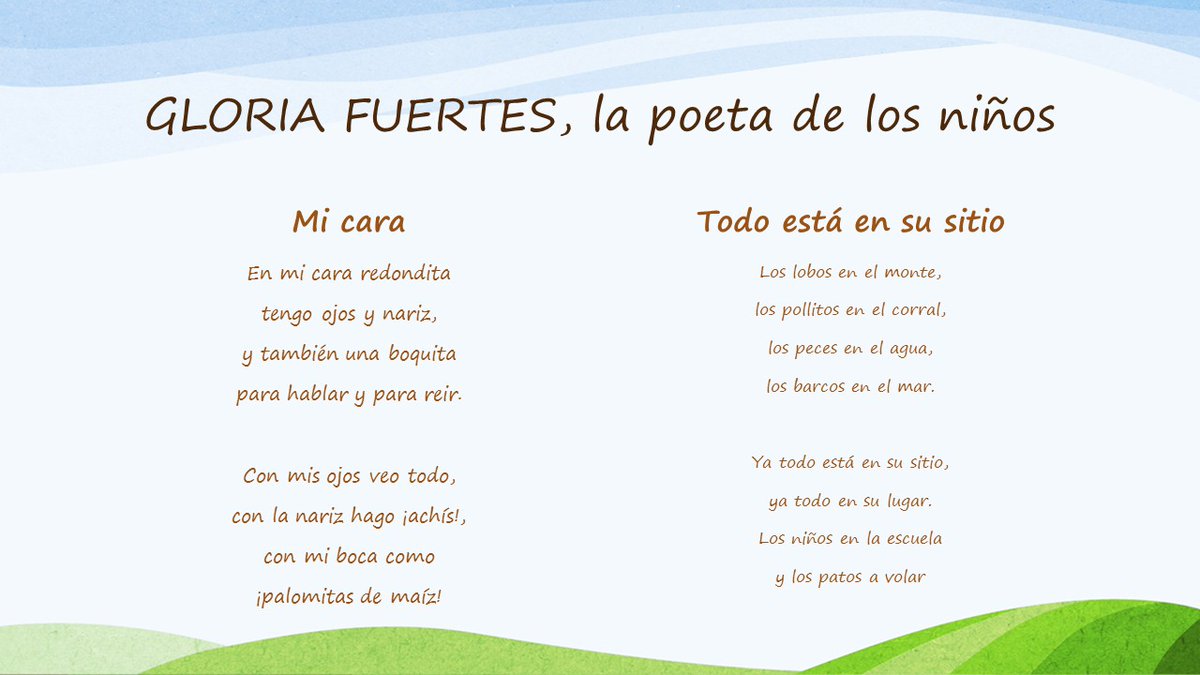 Un día como hoy de 1917 nacía Gloria Fuertes, la poeta de los niños #efeméride #poesía #mujeresescritoras