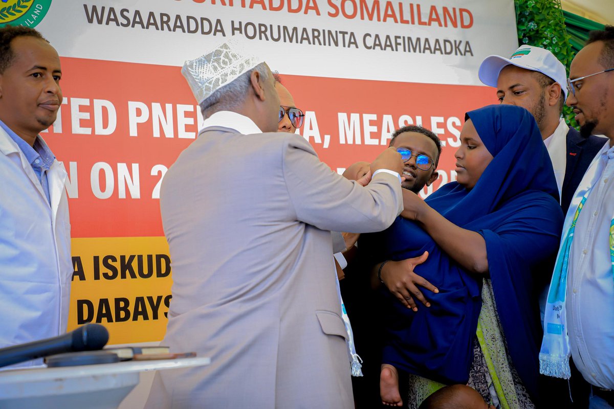 WHO Somalia (@whosom) on Twitter photo The PCV-13, Measles & nOPV2 vaccination campaigns were concluded recently in Somaliland! Congratulations to <a href="/SomalilandMoHD/">Ministry Of Health Development Somaliland (MoHD)</a> on this critical initiative to protect children from polio, measles, & pneumonia — paving the way for a healthier, safer future for all. The PCV-13, Measles & nOPV2 vaccination campaigns were concluded recently in Somaliland! Congratulations to <a href="/SomalilandMoHD/">Ministry Of Health Development Somaliland (MoHD)</a> on this critical initiative to protect children from polio, measles, & pneumonia — paving the way for a healthier, safer future for all.