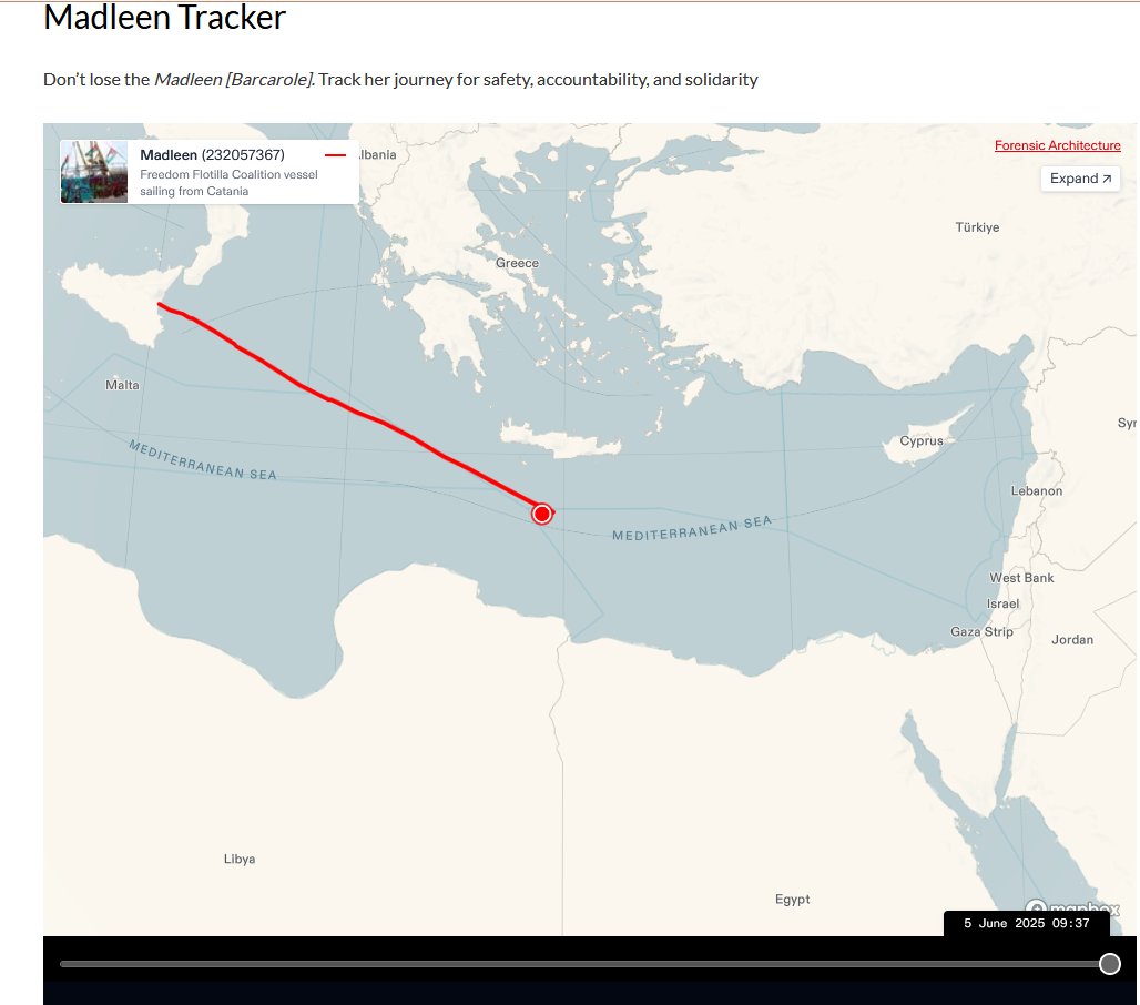 J5 : On aperçoit le petit détour mais le Madleen est toujours là !