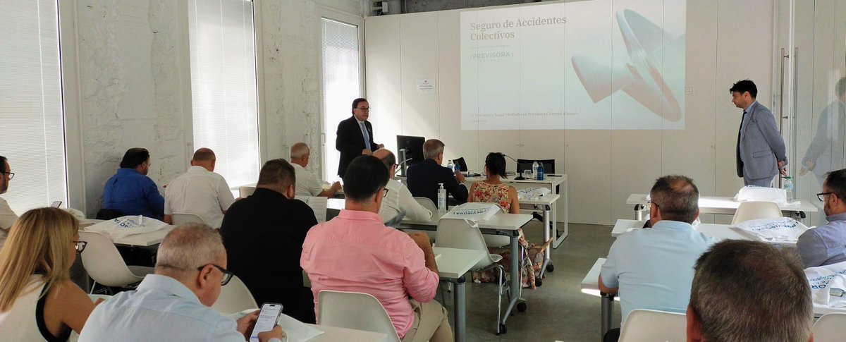 Previsora General (@previsoramps) on Twitter photo 📣 Ayer, 4 de junio celebramos el IV Encuentro Anual de Mediadores de Previsora General Alicante en el <a href="/Economistas_ALC/">Colegio Oficial de Economistas de Alicante</a>.
🔝 La jornada fue todo un éxito de participación. En Previsora General seguimos con entusiasmo el recorrido del #PGTour. ¡Nos vemos hoy en Murcia! 📣 Ayer, 4 de junio celebramos el IV Encuentro Anual de Mediadores de Previsora General Alicante en el <a href="/Economistas_ALC/">Colegio Oficial de Economistas de Alicante</a>.
🔝 La jornada fue todo un éxito de participación. En Previsora General seguimos con entusiasmo el recorrido del #PGTour. ¡Nos vemos hoy en Murcia!