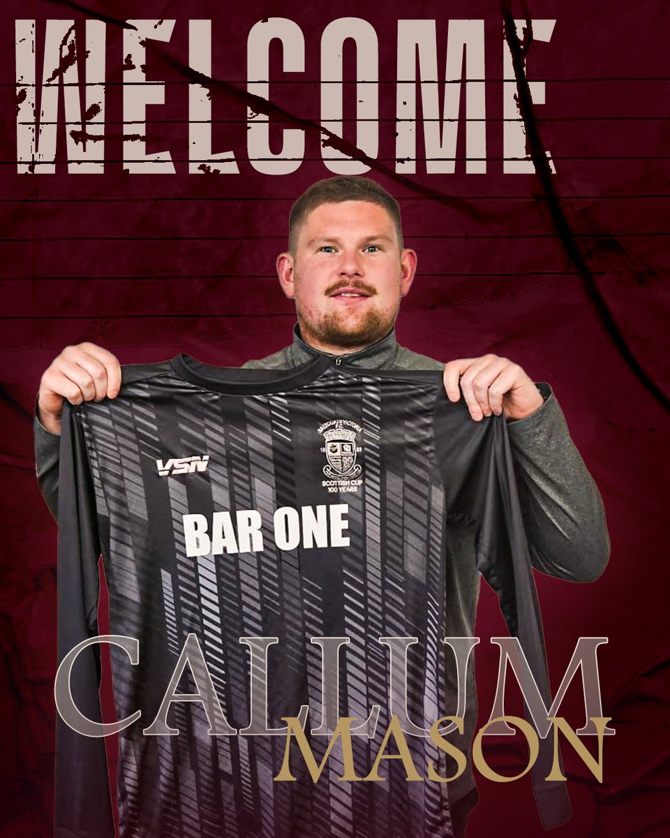 SaltcoatsVicsFC's tweet photo. 🧤 𝗔𝗚𝗥𝗘𝗘𝗗 𝗧𝗘𝗥𝗠𝗦 | 𝗖𝗮𝗹𝗹𝘂𝗺 𝗠𝗮𝘀𝗼𝗻

Signing number five is in the door! 🔒
30-year-old GK Callum Mason returns to the Vics after impressing in the amateur ranks with cup final wins and commanding displays.

🗣️ “A big presence who commands his box.” – Stevie https://t.co/83nVaftL51