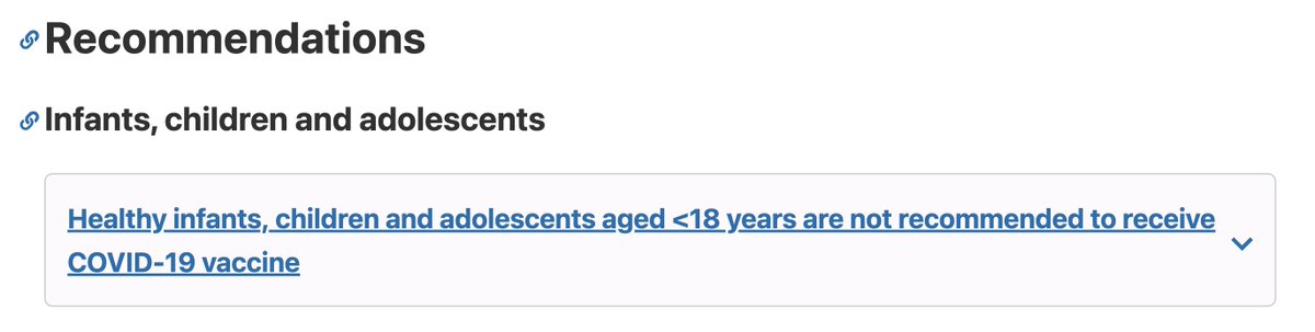 EmmaDarles's tweet image. 🔴AUSTRALIE : Recommandation officielle du 3 juin 2025
« Les nourrissons, enfants et adolescents en bonne santé de moins de 18 ans ne sont pas recommandés pour la vaccination contre le COVID-19. »
Mon livre "complotiste" disait vrai.
immunisationhandbook.health.gov.au/recommendation…