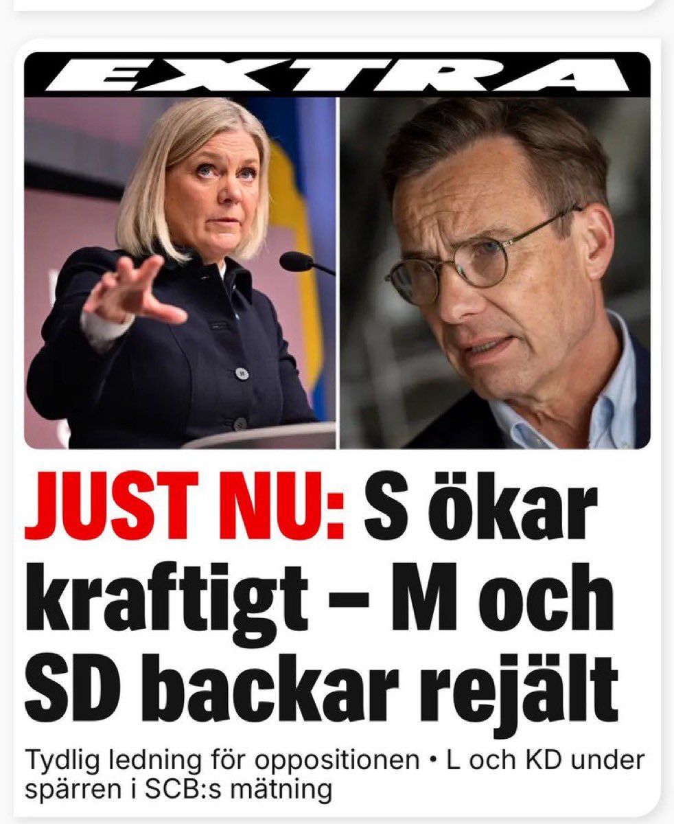 Sveriges befolkning vill se ett starkt ledarskap i en orolig tid. 
I stället har vi en svag statsminister, skenande arbetslöshet, familjer som fortsatt har det tufft ekonomiskt och en gängkriminalitet utom kontroll. 
Sverige behöver en ny riktning.