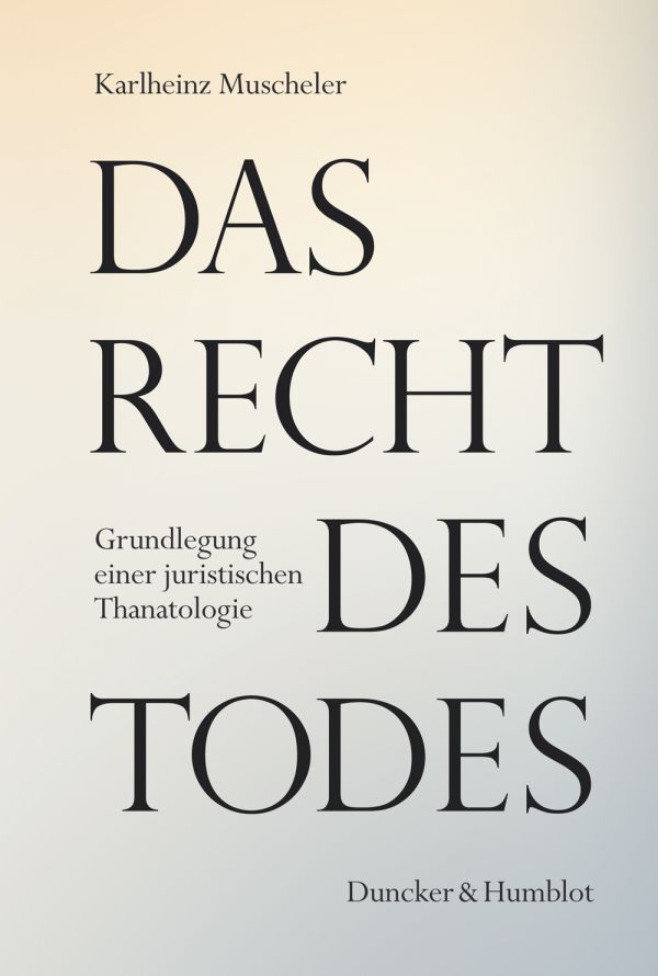 Karlheinz Muscheler wird heute auf dem Deutschen #Anwaltstag25 (ausgerichtet durch den Dt. <a href="/Anwaltverein/">DAV</a>) um 11 Uhr einen Vortrag über „Das Recht auf den eigenen Tod“ halten. Mehr zum Thema in seinem bei uns publizierten Buch »Das Recht des Todes«: lnkd.in/eAgvejSt