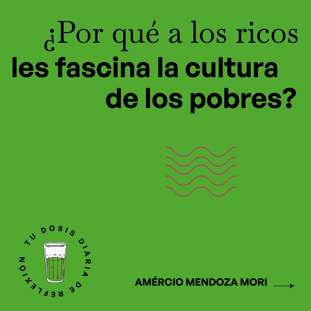 Jugo (@jugodecaigua) on Twitter photo 💸 Cuando lo chic imita lo que ayer despreciaba, algo huele raro… ¿Quién gana y quién pierde cuando lo popular se convierte en lujo? No te pierdas el Jugo de <a href="/ameriqo/">Américo Mendoza Mori</a>.
🧃Clic aquí: tinyurl.com/bdzc93nc 💸 Cuando lo chic imita lo que ayer despreciaba, algo huele raro… ¿Quién gana y quién pierde cuando lo popular se convierte en lujo? No te pierdas el Jugo de <a href="/ameriqo/">Américo Mendoza Mori</a>.
🧃Clic aquí: tinyurl.com/bdzc93nc