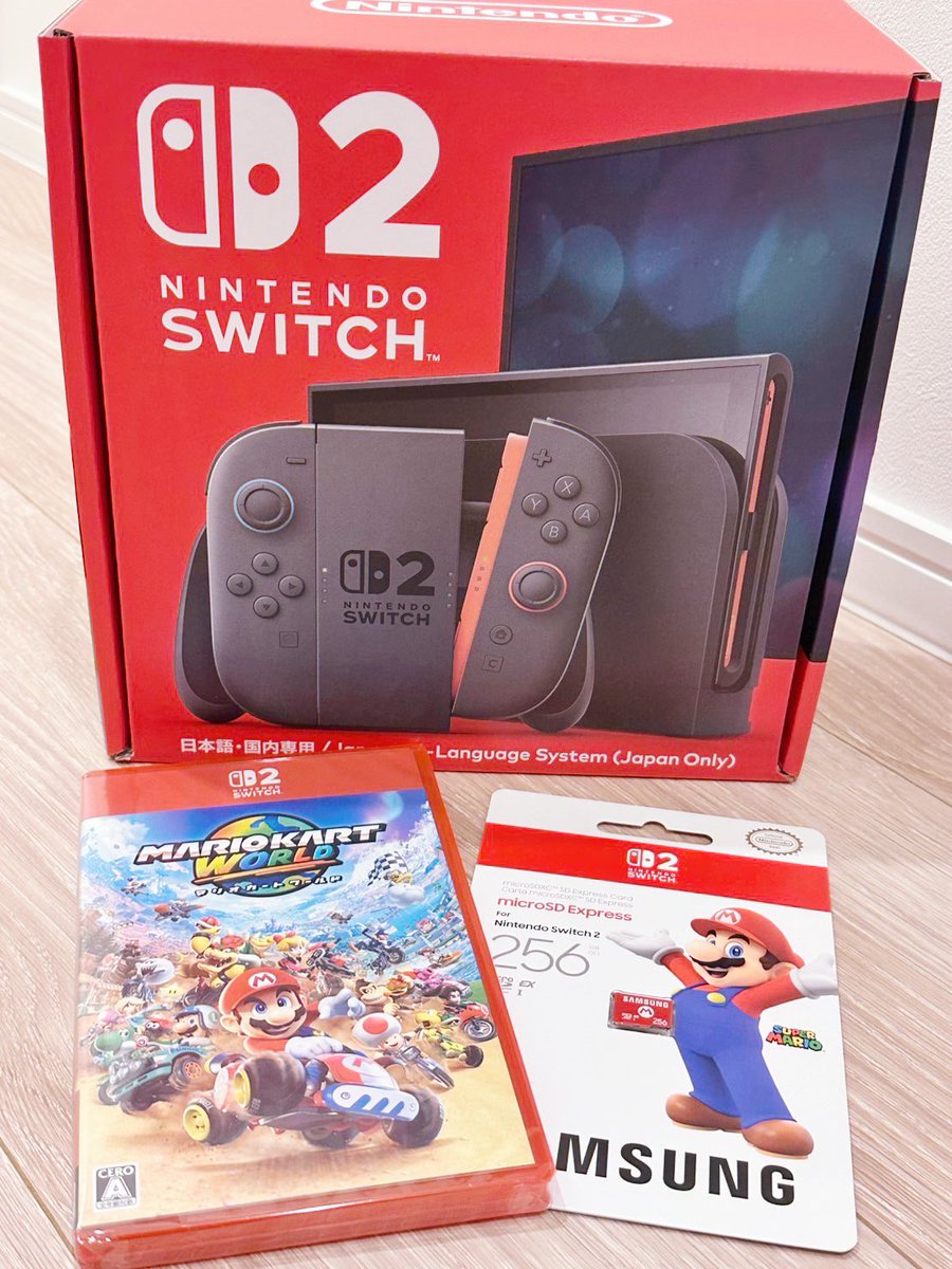ついに、Switch2届いた！

配達員「Switch2お届けに参りました、、、僕の分まで楽しんでください」

って言われたWWWWW