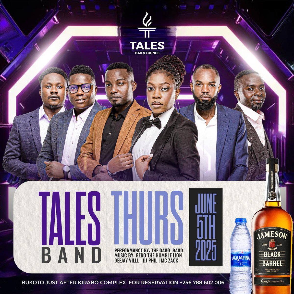 Mushrm (@mushroominc) on Twitter photo Tonight, <a href="/Taleslounge_kla/">Tales Lounge Bukoto</a> in Bukoto comes alive with <a href="/thegangband/">The Gang Band</a>’s electrifying live show! Keep the party pumping at the after-party with <a href="/gero_humblelion/">Gero_HumbleLion</a>, DJ Phill, and <a href="/Villl_Deejay/">Villl Deejay</a> spinning blazing tracks. Grab your spot and dive into the vibe! Tonight, <a href="/Taleslounge_kla/">Tales Lounge Bukoto</a> in Bukoto comes alive with <a href="/thegangband/">The Gang Band</a>’s electrifying live show! Keep the party pumping at the after-party with <a href="/gero_humblelion/">Gero_HumbleLion</a>, DJ Phill, and <a href="/Villl_Deejay/">Villl Deejay</a> spinning blazing tracks. Grab your spot and dive into the vibe!