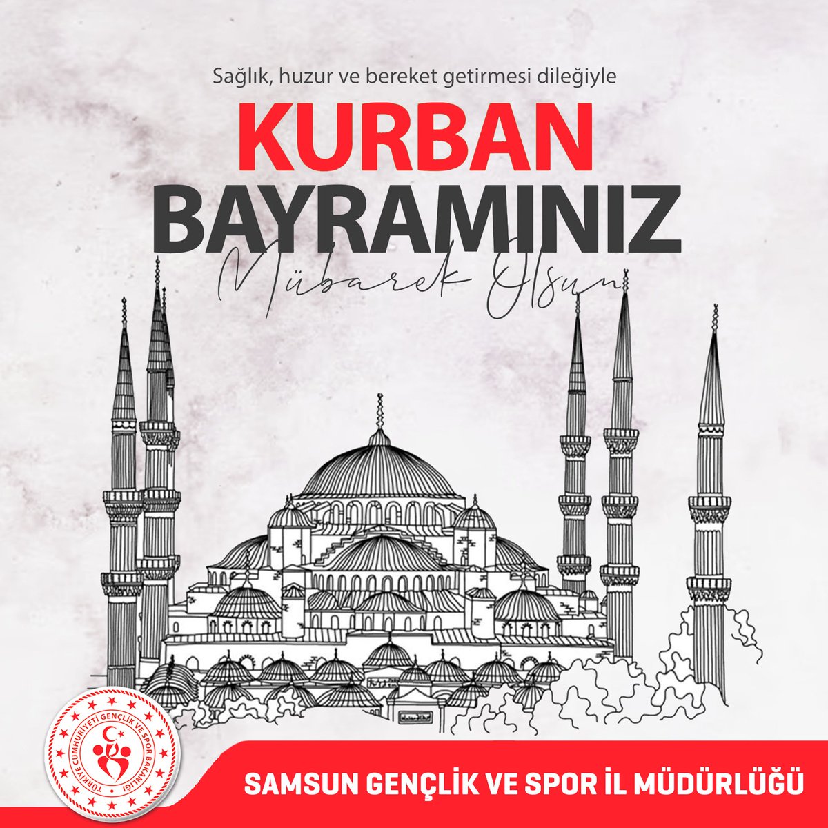 Bayram dostluğu, sevgiyi ve geleceği paylaşmaktır. Aşımızı, ekmeğimizi, soframızı paylaşmaktır. Birlik ve beraberliğimizi, kardeşlik ve dostluğumuzu en sıcak şekilde hissedeceğimiz bir Kurban Bayramı dileriz.

#GSBHepYanında
#KurbanBayramı