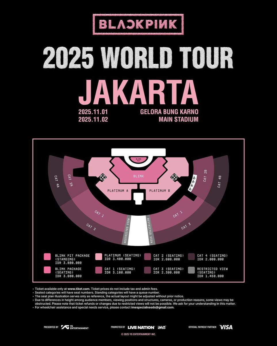 ‼️JASTIP TIKET‼️- 2025 BLACKPINK World Tour <DEADLINE> in Jakarta

Fee : 350k/tiket

📍Form Jastip : bit.ly/JastipBlackpin…
🌸Testi : bit.ly/TestimoniJastip

✅ Berpengalaman war tiket SVT, Blackpink,Coldplay, AugustD, NCT Dream, dll