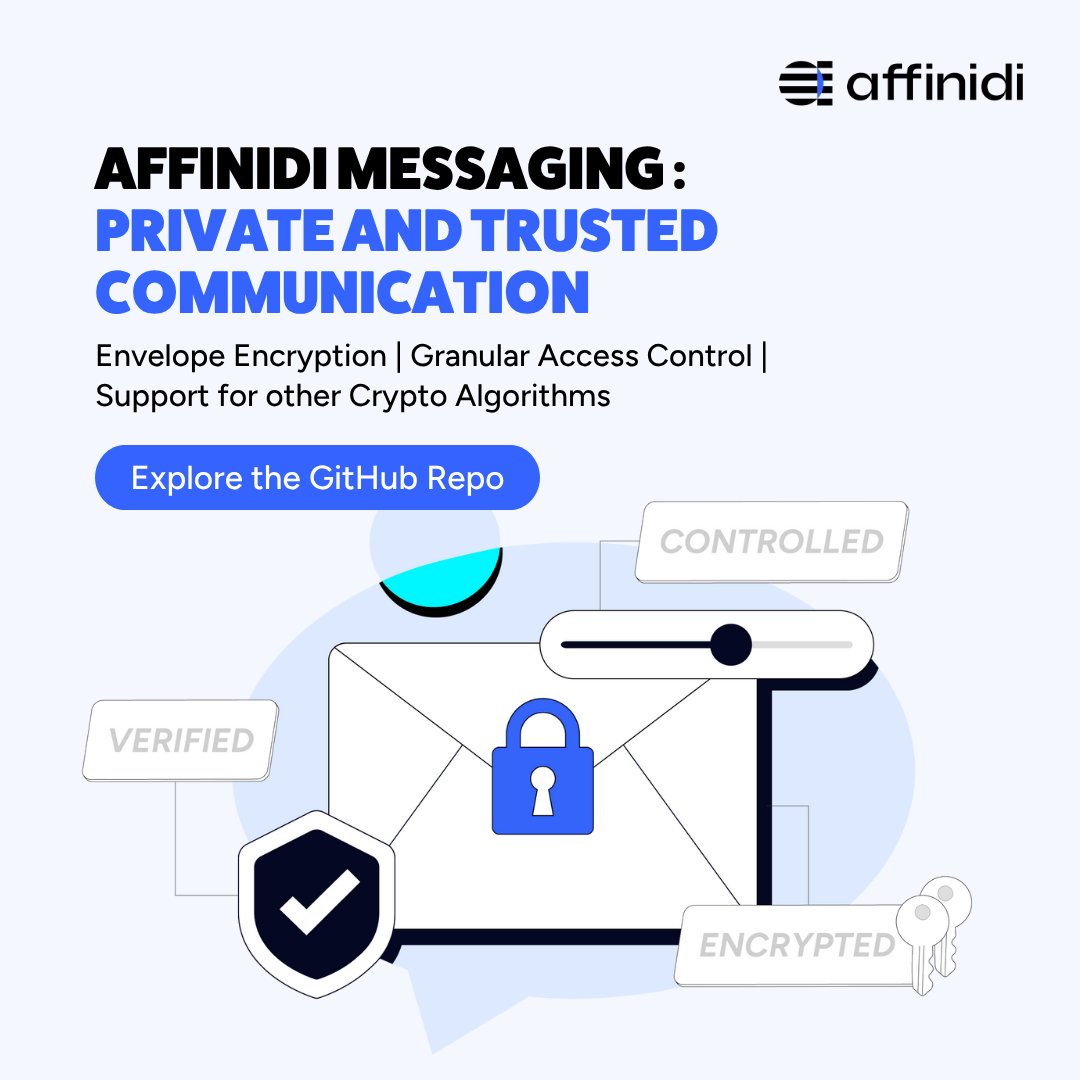 🔐 Introducing  Affinidi Messaging — a privacy-first communication framework built for developers who value control, confidentiality, and verifiability. 

Built in Rust and based on DIDComm v2 and open standards, Affinidi Messaging gives you the tools to design communication