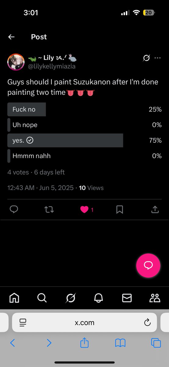 Imaratmonkey's tweet photo. @lilykellymiazia WHO PUT FUCK NO https://t.co/Xt4e1fLZJ1