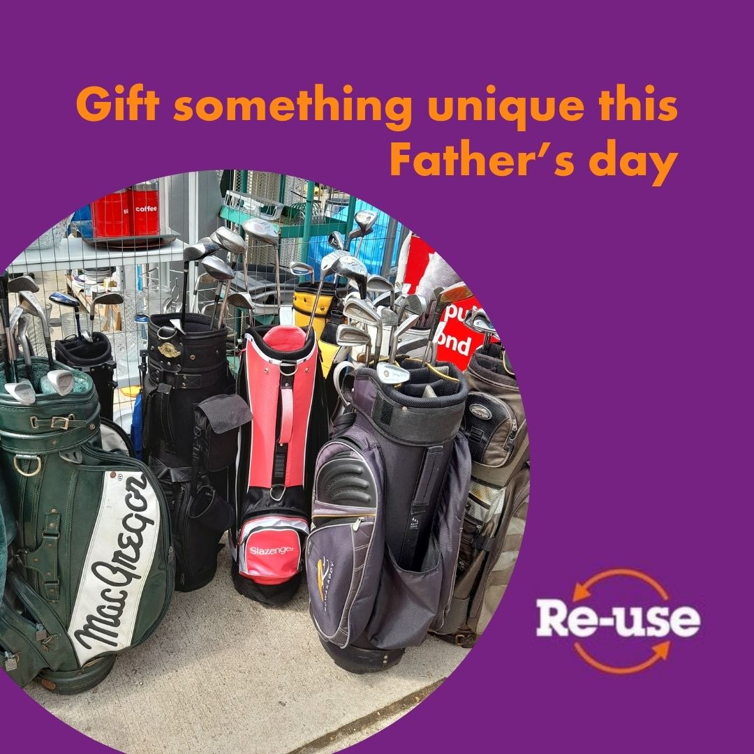 Fathers' day is 15th June this year, so you've got loads of time to shop secondhand this year and get him something unique.  The charity Reuse shops (at Aston Clinton and High Wycombe HRC)  have got you covered! 

Find out why we love charity reuse here: orlo.uk/dm7dz