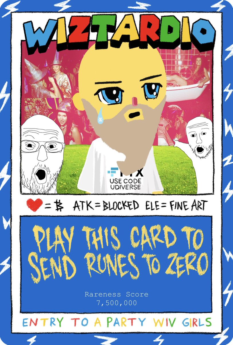WPCBTC's tweet image. WORLD PEACE CARDS are back! 🔥
Every limited WPC drop will be different —
but one thing will remain constant:
Free mint + fees, and true collectors get rewarded. 🟧
The first drop in S1 by the talented @viva_la_vandal is rewarding the collectors we hold dearest.⚡️
WPC #33 🧙…