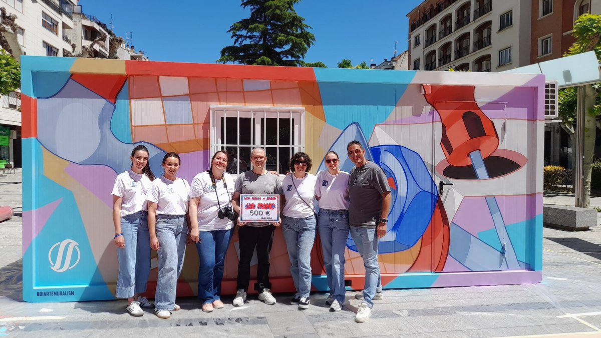 gruposagar's tweet photo. El pasado 24 de mayo, Calahorra fue el epicentro del arte urbano con motivo del 60º aniversario de Grupo Sagar.
Gracias infinitas a todos los calagurritanos y calagurritanas por su energía, apoyo y participación. ¡Vuestra huella es imborrable! https://t.co/lsvKCt3sgX