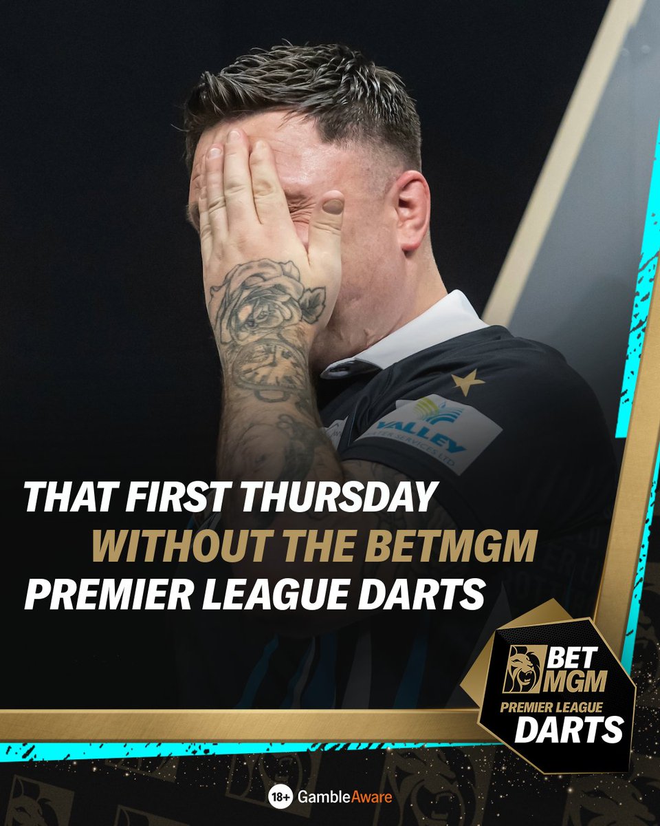 BetMGMUK's tweet image. We feel exactly the same @Gezzyprice 😢

#LoveTheDarts #BetMGMDarts #PLDarts