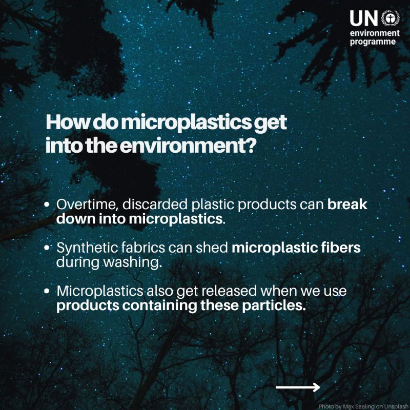 ibrahimthiaw's tweet photo. Happy World Environment Day! 

Microplastics are everywhere, from oceans to our bodies, harming ecosystems &amp; potentially our health. 

But what are they, why should we care, and what can we do about them? Swipe to discover more.

#WorldEnvironmentDay