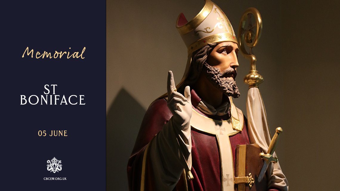 May the Martyr Saint Boniface be our advocate, O Lord,
that we may firmly hold the faith
he taught with his lips and sealed in his blood
and confidently profess it by our deeds.