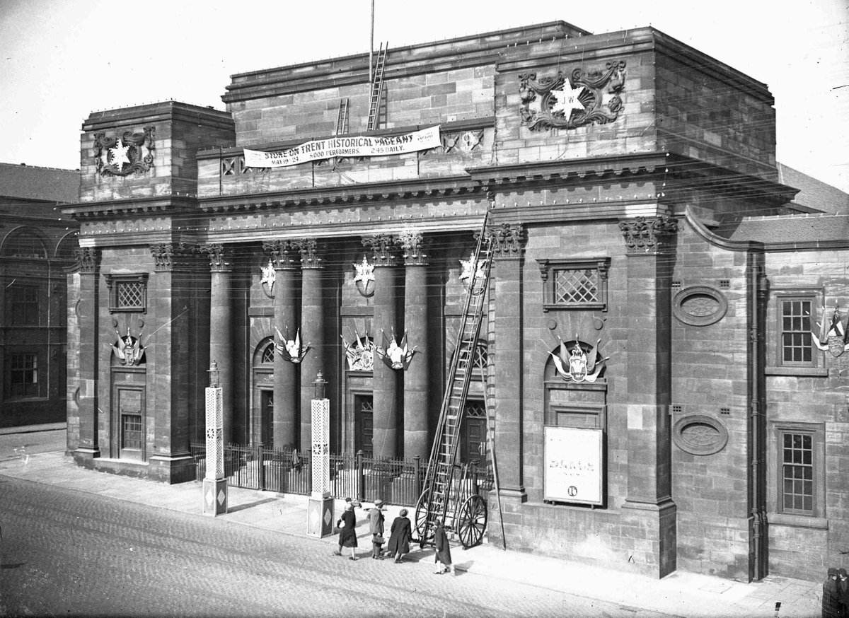 It's Stoke-on-Trent's 100th birthday! 🎉 #SoT100

To mark the milestone, we explored the Warrilow Collection in the University Library and found historic photos of the area, like this one of Burslem Town Hall ahead of the 1930 Historical Pageant.

More ➡️ bit.ly/4jtv0Eb
