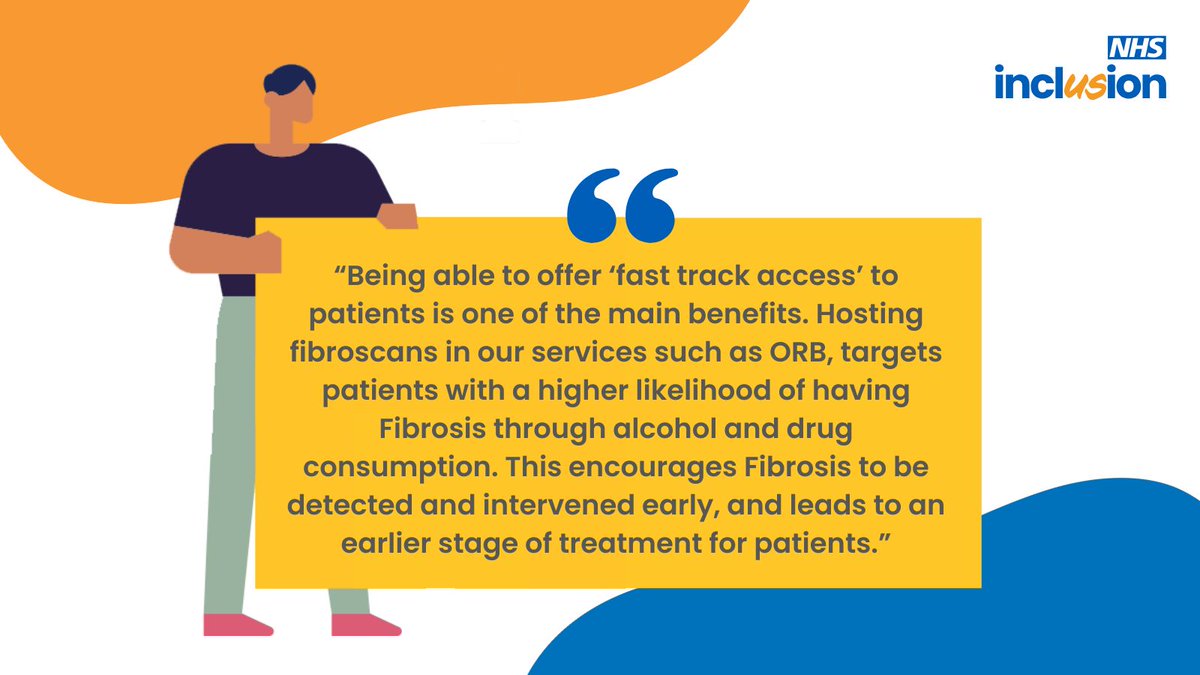 Inclusion (@inclusion_nhs) on Twitter photo Today we're sharing a quote from our latest article, inspired by <a href="/HepC_U_Later/">Hep C U Later</a> 's podcast episode, that discusses the impact of using fibroscans within drug and alcohol services.
Listen here ➡️ orlo.uk/AYwfX Today we're sharing a quote from our latest article, inspired by <a href="/HepC_U_Later/">Hep C U Later</a> 's podcast episode, that discusses the impact of using fibroscans within drug and alcohol services.
Listen here ➡️ orlo.uk/AYwfX
