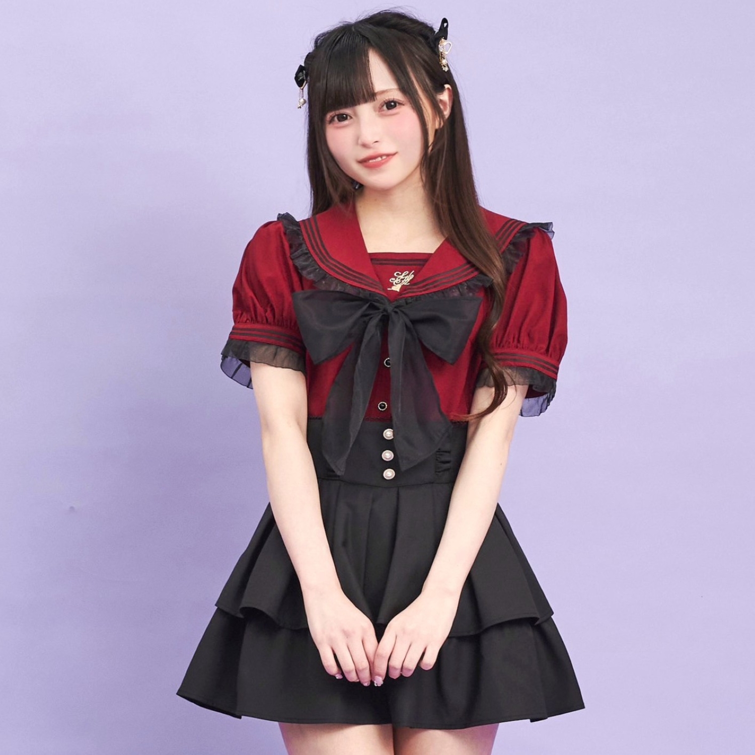 Secret Honey セーラー風ポンチョ シークレットハニー Sサイズ