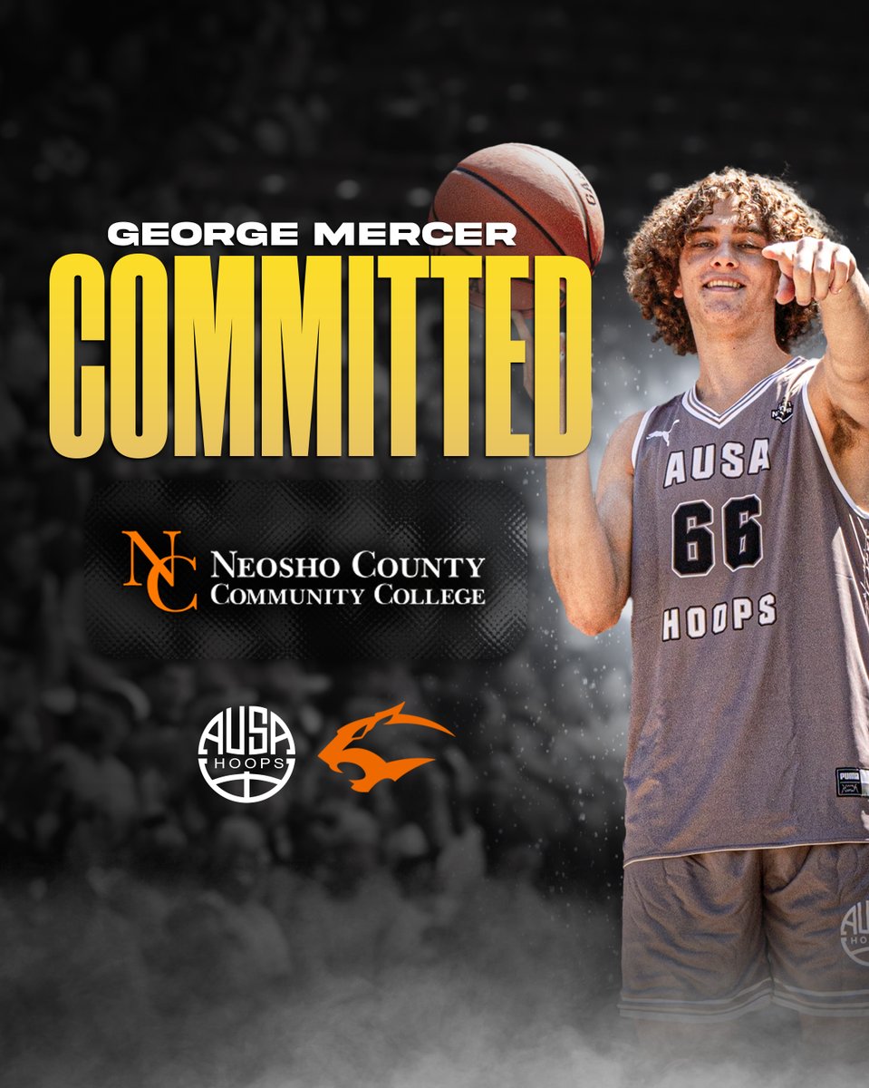 AUSA_Hoops's tweet photo. George Mercer is headed to @NCCC!

@_georgemercer impressed on the NXTPro Puma circuit in Memphis and Wichita, showing his ability to stretch the floor, play with pace, and make smart reads. His shooting and feel for the game stood out in some tough matchups. https://t.co/zRsE1yTihZ