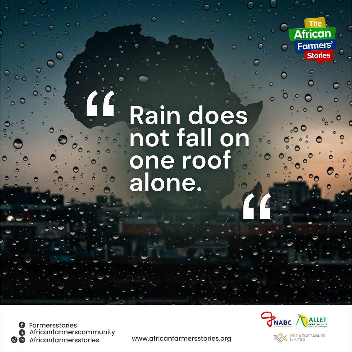 “When the roots of a tree begin to decay, it spreads death to the branches.” 
Take care of your soil—and your community’s future. 

Healthy land is the foundation of every harvest.

#AskTheAncestors #SoilHealth #LandWisdom #AfricanFarming #TAFSVoices