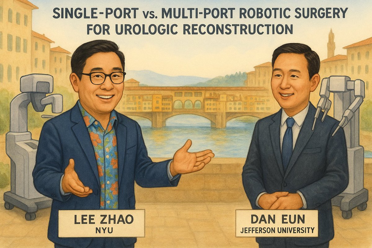 Lee Zhao (@lee_c_zhao) on Twitter photo Great time hanging w <a href="/md_eun/">Daniel D Eun MD</a> <a href="/CILR2025/">Challenges in Laparoscopy & Robotics ( CILR )</a> if you missed it, here is the ChatGPT recreation Great time hanging w <a href="/md_eun/">Daniel D Eun MD</a> <a href="/CILR2025/">Challenges in Laparoscopy & Robotics ( CILR )</a> if you missed it, here is the ChatGPT recreation
