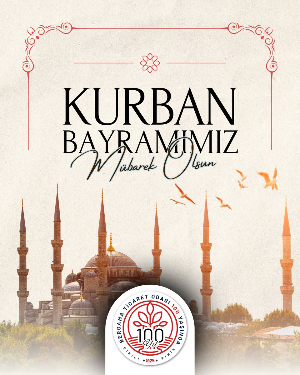 Bereketli sofralarda birlik ve beraberliğin sevgiyle birleştiği, mutluluklarınızın sağlıklı ve umutlu yarınlara taşındığı huzur dolu bir bayram geçirmenizi temenni ederiz; Kurban Bayramı'nız kutlu olsun.