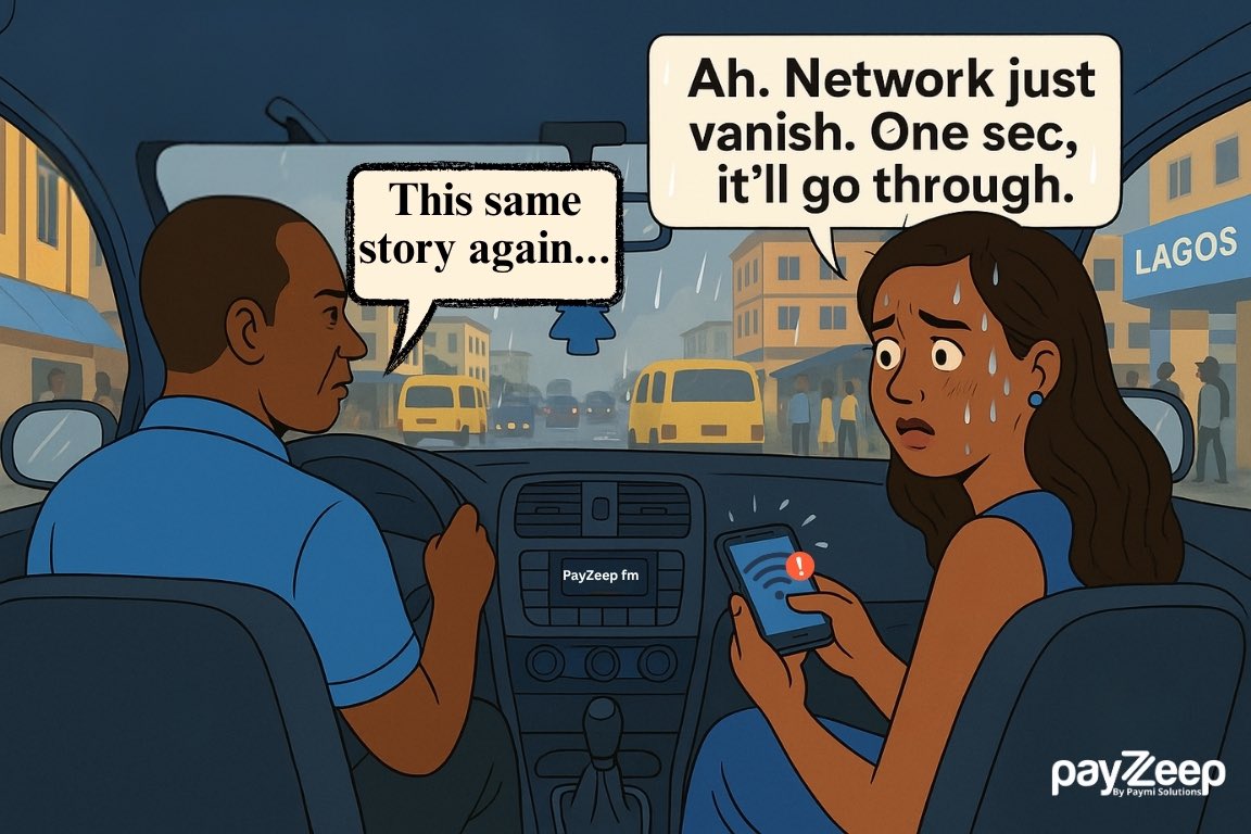 payzeepng's tweet photo. To avoid payment palavas like this, just ask your cab driver to collect with card. With payZeep’s Smallie, there’s no “network vanish,” no transfer delay, no drama. It’s fast, reliable, and works even when other methods fail.
#PaymentPalava #PayWithPayZeep https://t.co/19LudswImA