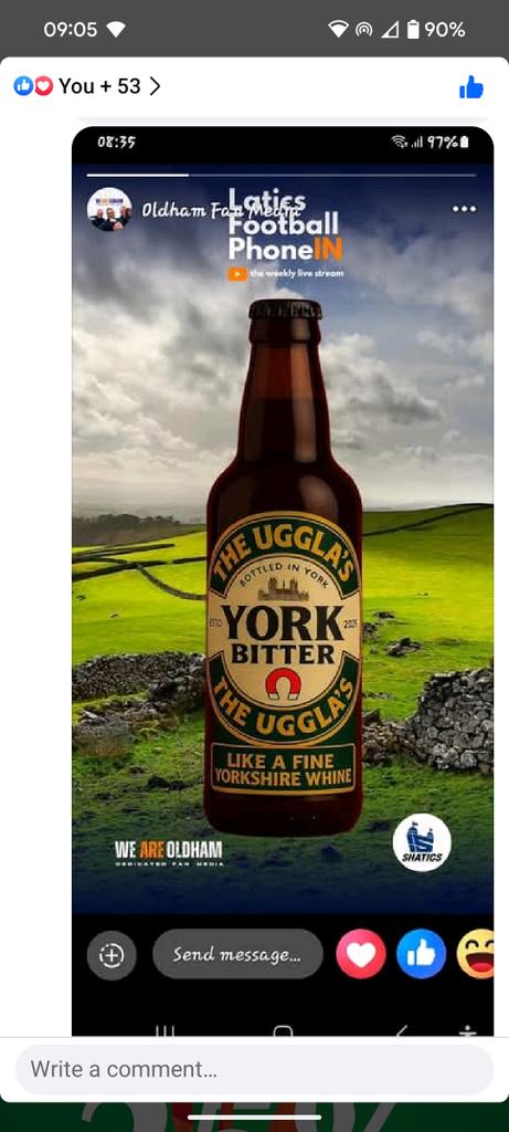 NorthernWurzel's tweet photo. Who knows, maybe they might win the league next year, but then again I guess Carlisle, Southend and one or two others might beg to differ.

#oafc
#ytfc https://t.co/ef7zN6TitG