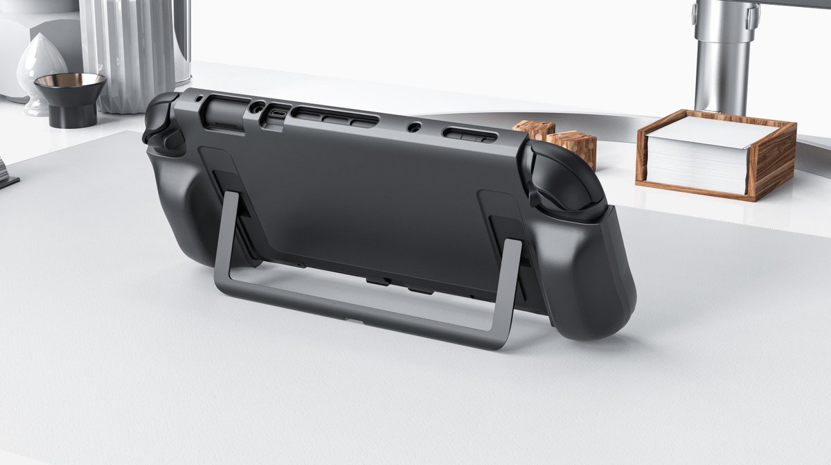 Holly_Crtop's tweet image. SWITCH2 Case with Holder – Game in Comfort! 🎮

✔ Ergonomic grip for long sessions
✔ Tough yet flexible TPU protection
✔ Easy to install &amp;amp; remove
✔ Perfectly aligned cutouts
Protect your Switch2 without the bulk!
#Switch2 #GamingGear #TPUCase