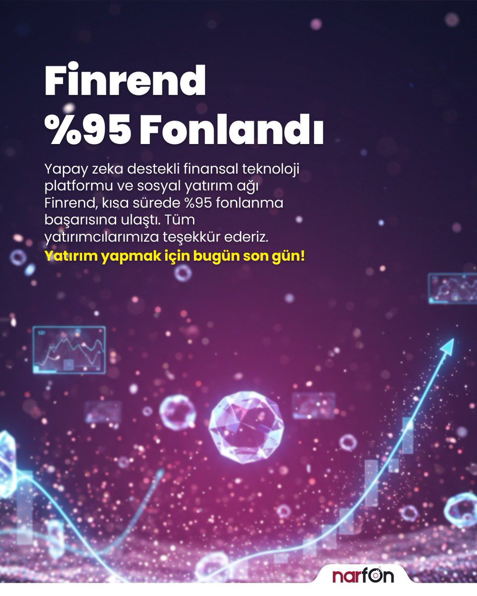 Yatırım yapmak için bugün SON GÜN!

Yapay zeka destekli finansal teknoloji platformu ve sosyal yatırım ağı <a href="/finrend/">Finrend</a> , kısa sürede %95 fonlanma başarısına ulaştı.

Yatırım yapmak için : nar.ac/finrend