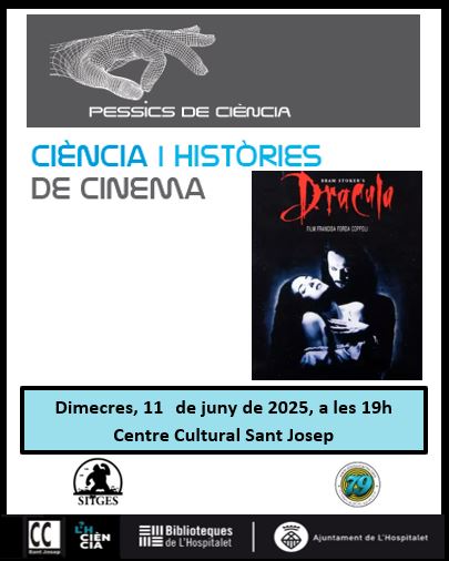 Buscaciència Express (@buscaciencia) on Twitter photo AVUI‼️
🧛♂️ Ciència i històries de cinema Tertúlia sobre Dràcula de Bram Stoker(Coppola,1992)
Què en sabem dels ratpenats i vampirs del món animal? Són víctimes de mala premsa i mites antics però son criatures fascinants
<a href="/LHCiencia/">L'Hospitalet Ciència</a> <a href="/Pessics/">Pessics de Ciència</a> <a href="/SerrallongaJ/">Jordi Serrallonga</a>
ℹ️buscaciencia.cat/esdeveniments/… AVUI‼️
🧛♂️ Ciència i històries de cinema Tertúlia sobre Dràcula de Bram Stoker(Coppola,1992)
Què en sabem dels ratpenats i vampirs del món animal? Són víctimes de mala premsa i mites antics però son criatures fascinants
<a href="/LHCiencia/">L'Hospitalet Ciència</a> <a href="/Pessics/">Pessics de Ciència</a> <a href="/SerrallongaJ/">Jordi Serrallonga</a>
ℹ️buscaciencia.cat/esdeveniments/…