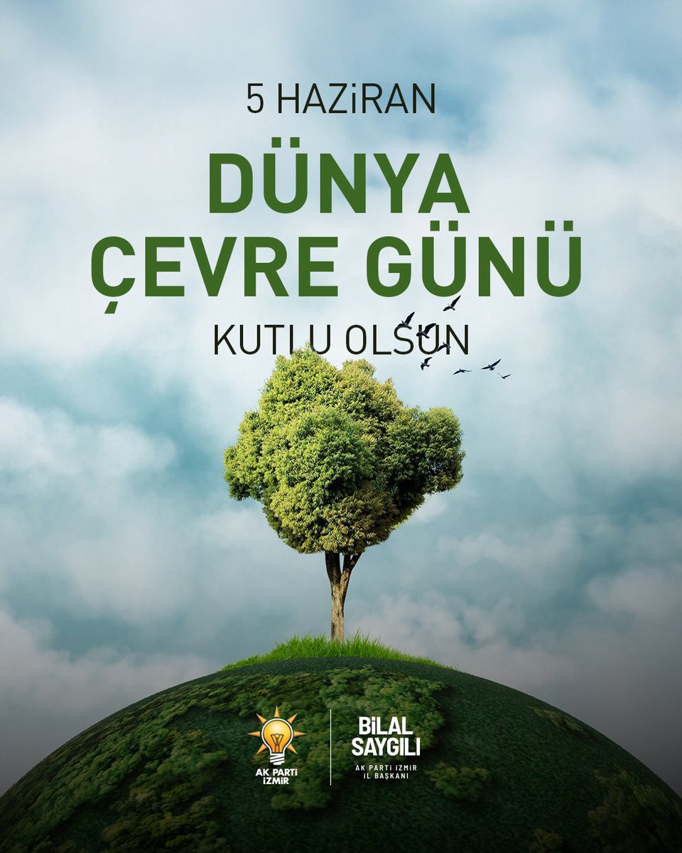 İklim krizinin gölgesinde yaşadığımız bu çağda, çevreye duyarlılık artık bir tercih değil, bir sorumluluktur. Geri dönüştürdüğümüz her atık, koruduğumuz her ağaç, israf etmediğimiz her kaynak; yaşanabilir bir dünya için attığımız en anlamlı adımdır.” 🌱

5 Haziran Dünya Çevre